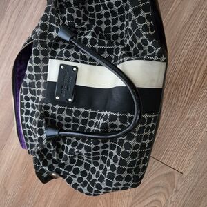 Kate Spade Black and White Geometric Tote